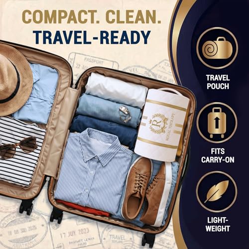 2 Pack Travel Memory Foam Pillow (2 Count)