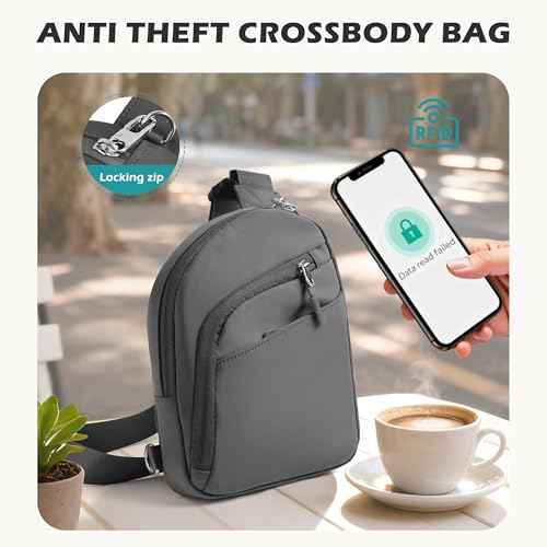 Anti Theft Crossbody Bag for Women Men