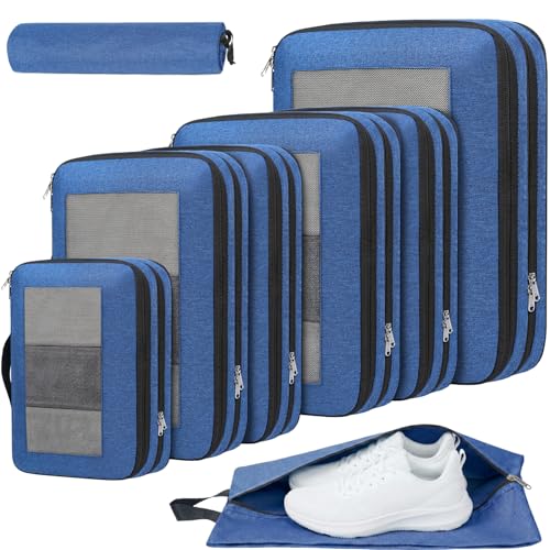 Compression Packing Cubes for Travel (8 Count)