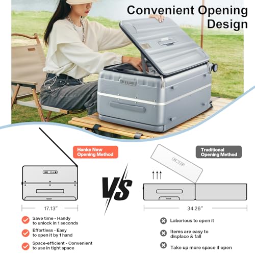 Multifunctional 26 Inch Hard Shell Suitcases with Wheels Travel Approved Luggage Large Rolling Suitcase Checked Luggage for Women Men