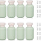 3.4 oz Plastic Small Travel Shampoo Bottles, Refillable Flip Cap Squeeze Bottles for Toiletries, Leakage-proof Travel Shampoo and Conditioner Container (8 pack)