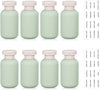 3.4 oz Plastic Small Travel Shampoo Bottles, Refillable Flip Cap Squeeze Bottles for Toiletries, Leakage-proof Travel Shampoo and Conditioner Container (8 pack)
