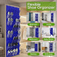 Over the Door Shoe Organizer with 40 Large Breathable Mesh Pockets