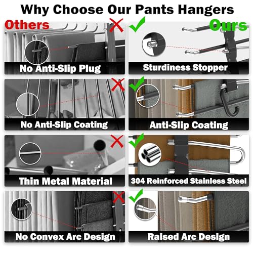 Pants Hangers Space Saving