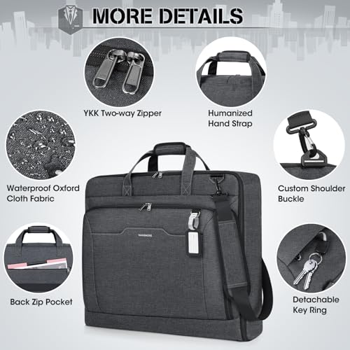 Garment Bags for Travel Carry On Garment Bag for Hanging Clothes