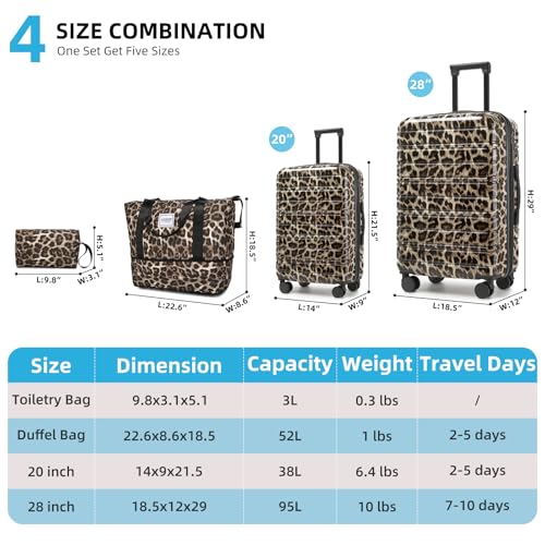 Luggage Sets 4 Piece (4 Count)