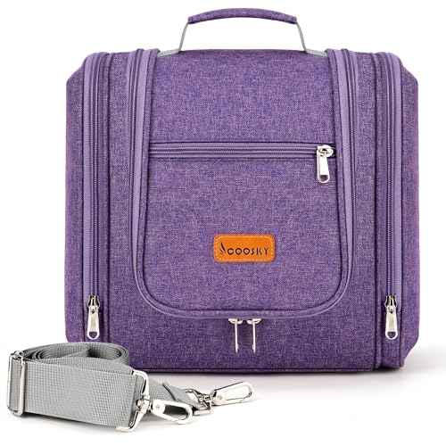 Hanging Travel Toiletry Bag for Women and Men