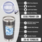 20oz Tumbler Insulated Coffee Tumblers with Lid Stainless Steel Grey 1P