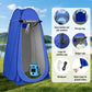 Portable Camping Shower Tent Kit with LED Lights