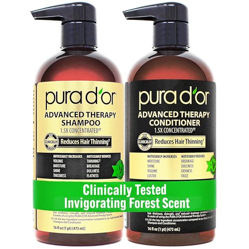 Advanced Therapy Biotin Shampoo & Conditioner Set (32 Fl Oz)