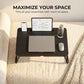 23.4" Foldable Lap Desk Bed Table with Reading Stand Portable Tray