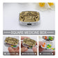 Metal 2 Compartment Pill Organizer Travel Friendly Portable Compact Pill Box Cute Pill Case to Hold Vitamins