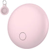 Air Tracker Tags 4-Pack, Item Finders Work for Apple Find My APP(iOS Only) Tracker Tags for Keys, Luggage, Bag etc,Replaceable Battery, Loud Beep, IP68 Waterproof with Holder Keychain, Lotus Root Pink