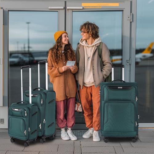 3 Piece Softside Expandable Luggage Set (3 Count)