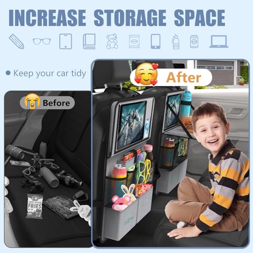 Car Backseat Organizer with Tablet Holder