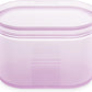 Zip Top Reusable Food Storage Bags | Small Dish [Lavender] | Silicone Meal Prep Container | Microwave, Dishwasher and Freezer Safe | Made in the USA