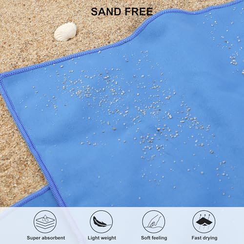 Microfiber Towel Quick Dry Camping & Travel & Gym Towel. Compact