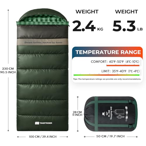 Cotton Flannel XXL Sleeping Bags for Adults Big and Tall