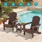 Outdoor Adirondack Chair Set of 6 with Cup Holders