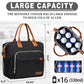 Black Lunch Box for Women Insulated Lunch Bag for Work