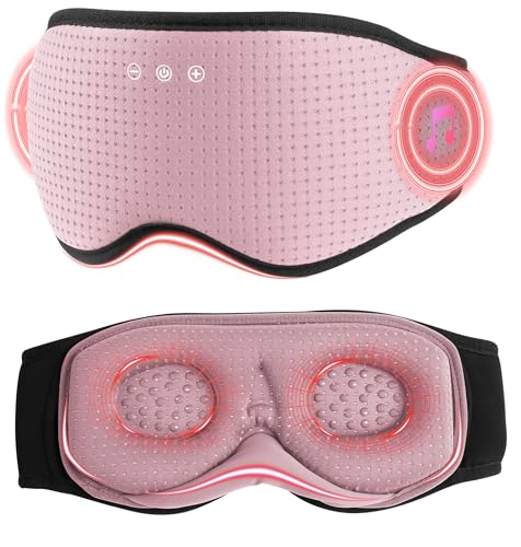 Bluetooth Sleep Headphones with 3D Eye Mask for Zero Pressure