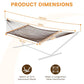 Lazy Daze Double Handwoven Rope Hammock for Outdoor Fits 12