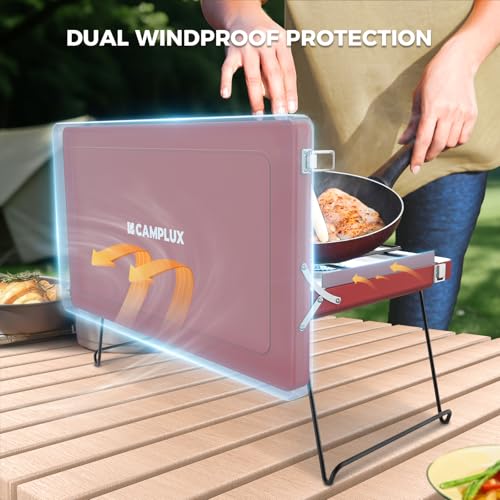 CAMPLUX Safari 2 Burner Propane Camping Stove 20