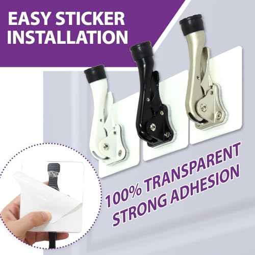 HASHI 4 Inch Kickdown Door Stopper No Drilling