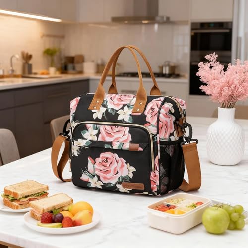 Lunch Box for Women Adult Insulated Lunch Bag for Female Teacher Nurse Mom