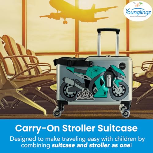LIL FLYER GO Version 2 Ride On Suitcase for Kids