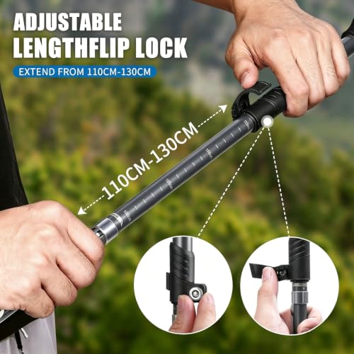 Hiking Poles Collapsible (2 Count)