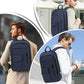Business Backpack for Men Slim Lightweight Laptop Backpack for 17.3 Inch Computer Water Resistant Small Office Backpack for Commute Travel Daily Office Work with Small Bag