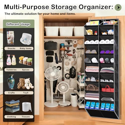 10 Tier Over the Door Shoe Organizer (20 Count)