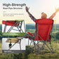 Oversized Camping Chairs High Back Heavy Duty Lawn Chair 500LBS