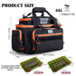 Fishing Tackle Bag with 4PCS 3700 & 2PCS 3600 Tackle Boxes (6 Count)