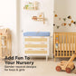 2 Pack Baby Changing Pad Cover for Girl (2 Count)