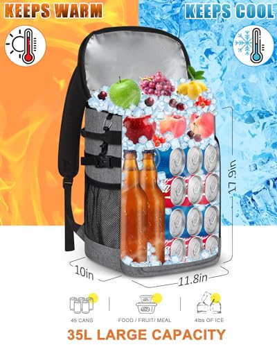 Cooler Backpack Insulated Leak Proof for Women Men Soft Cooler Bag