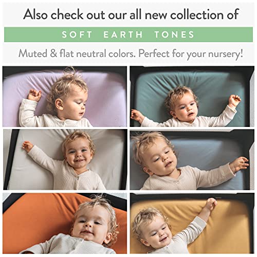 Travel Crib Fitted Sheets for Baby Bjorn (2 Count)