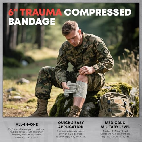 144 Pcs Advanced Trauma First Aid Kit