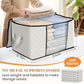 4 Pack Storage Bags for Clothes Blanket Storage Bins with Lids (4 Count)