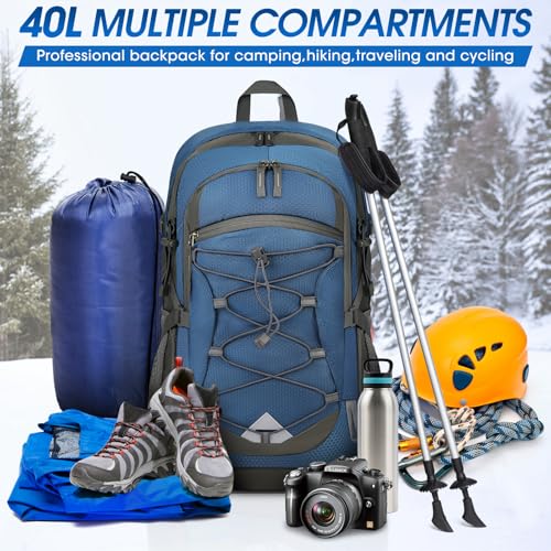 Hiking Backpack 40L Packable Lightweight Camping Daypack Men Women