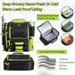 Fishing Backpack with Cooler for 3 Tackle Boxes Fishing Bag with Rod Holder