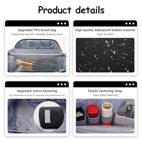 Travel Makeup Bag Cosmetic Bags for Women