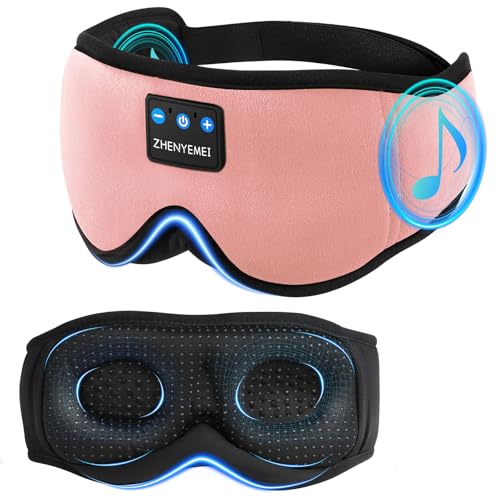 Sleep Mask with Bluetooth Headphones