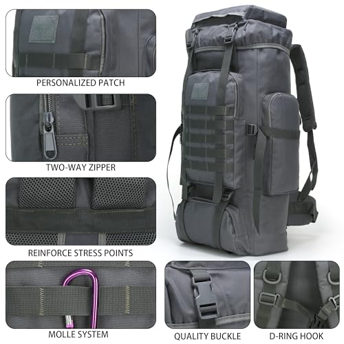 Hiking Backpack for Men 70L