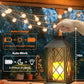 Solar Lanterns Outdoor Waterproof 14" Flickering LED (2 Count)