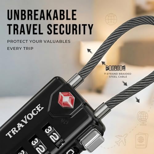 TSA Approved Luggage Locks (2 Count)
