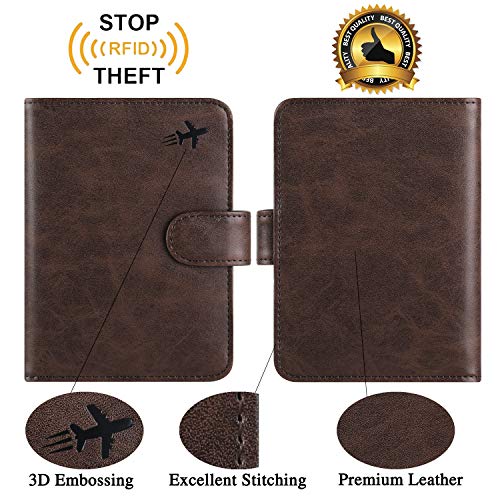 Passport Holder Cover Wallet RFID Blocking