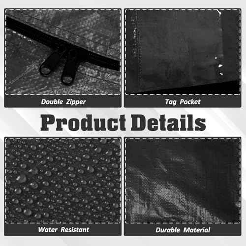 4 Pcs 194 Gallon Extra Large Moving Bags Heavy Duty Storage Bag (4 Count)