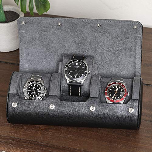 Watch Roll Travel Case for 3 Watches